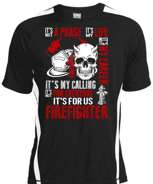 A black t-shirt with the shopify logo