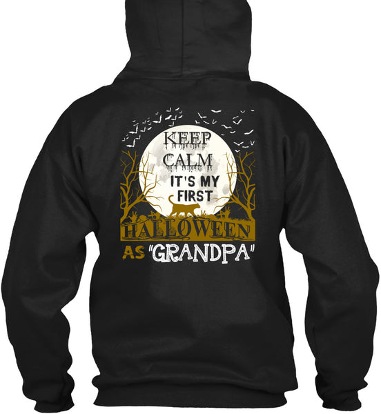 Keep Calm It's My First Halloween As Grandpa T Shirt, I Love You Pumpkin T Shirt