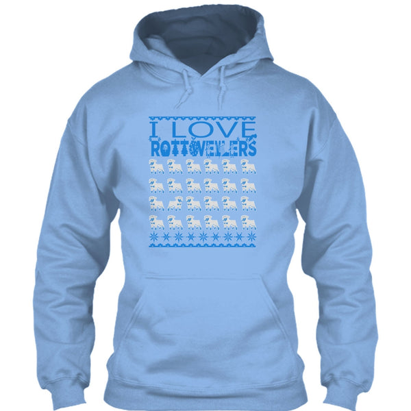 I Love Rottwellers T Shirt, Rottwellers Merry Christmas T Shirt