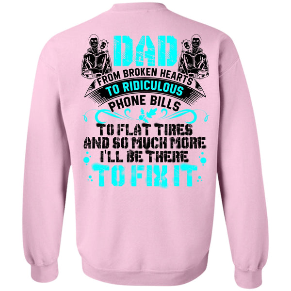 I Love Dad T Shirt, Dad From Broken Heart Sweatshirt