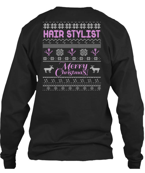 Hair Stylist Merry Christmas T Shirt, Being A Hair Stylist T Shirt
