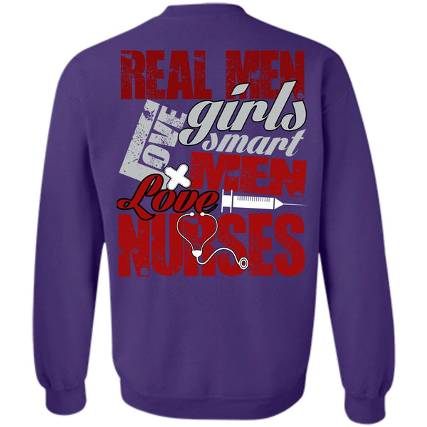 Smart Men Love Nurses T Shirt, I Love Nursing Sweatshirt