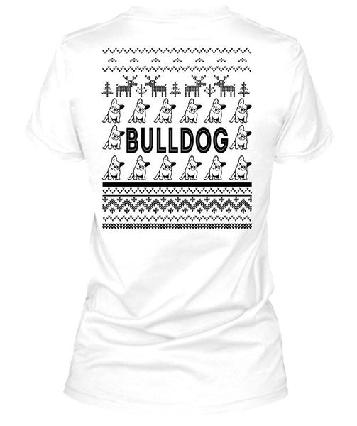I Love Bulldog T Shirt, Merry Christmas T Shirt