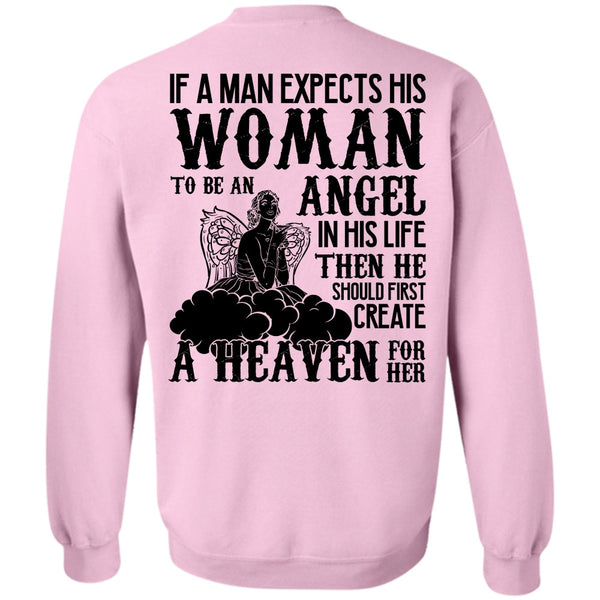 I Love Wife T Shirt, Woman To Be An Angel Sweatshirt