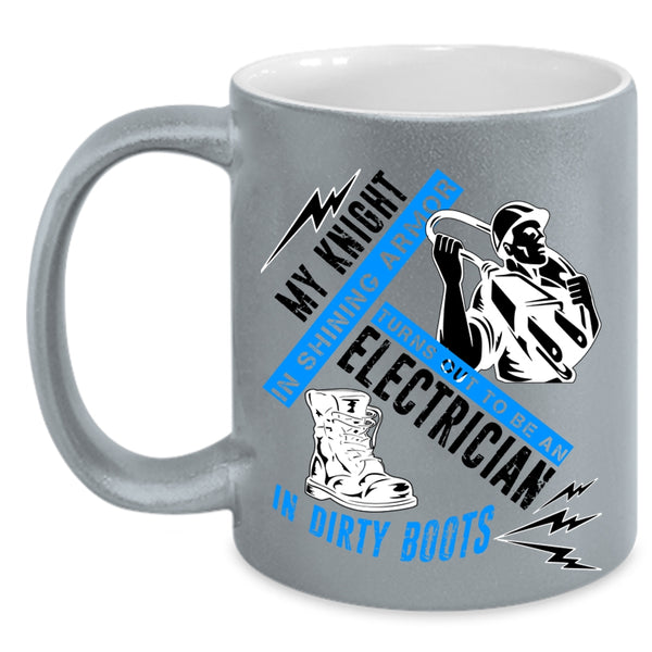 Cute Electrician Coffee Mug, To Be An Electrician Accent Mug