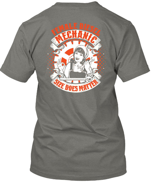 Female Diesel Mechanic T Shirt, Being A Mechanic T Shirt