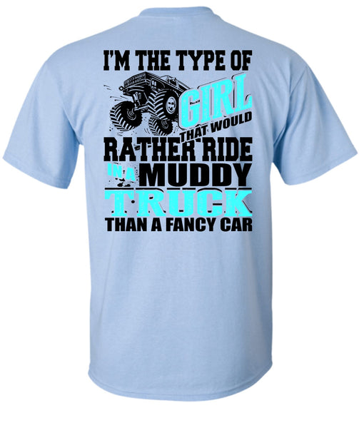 Ride In A Muddy Truck T Shirt, I Love Jeep T Shirt