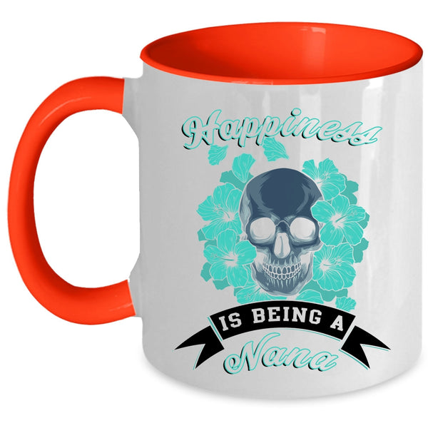 Awesome Nana Coffee Mug, Happiness Is Being A Nana Accent Mug