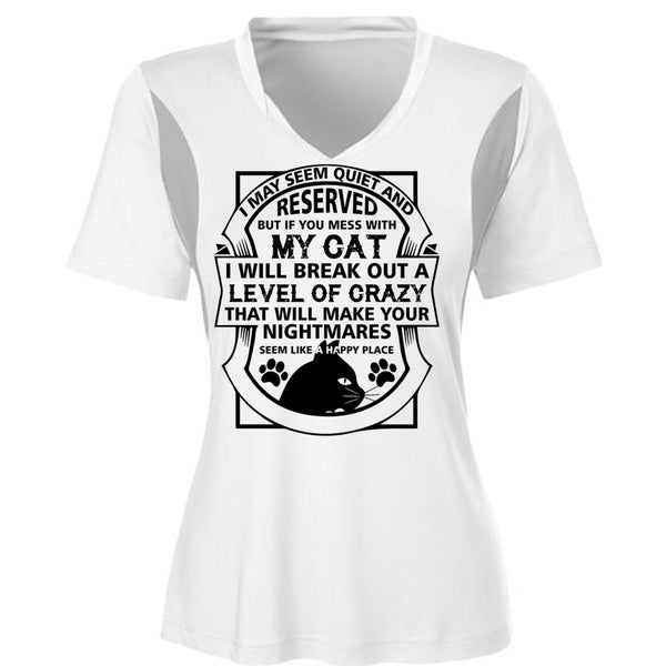 If You Mess With My Cat I Will Break Out A Level Of Crazy T Shirt, My Favorite T Shirt