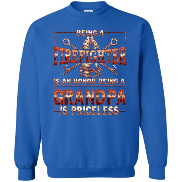 Being A Fgradnpa Is Princess T Shirt, Coolest Firefighter Sweatshirt