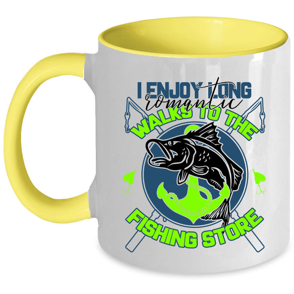 The Fishing Store Coffee Mug, I Enjoy Long Romantic Accent Mug