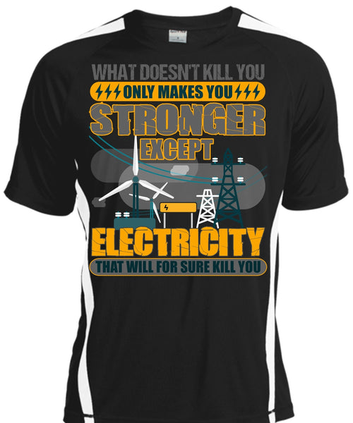 A black t-shirt with the shopify logo