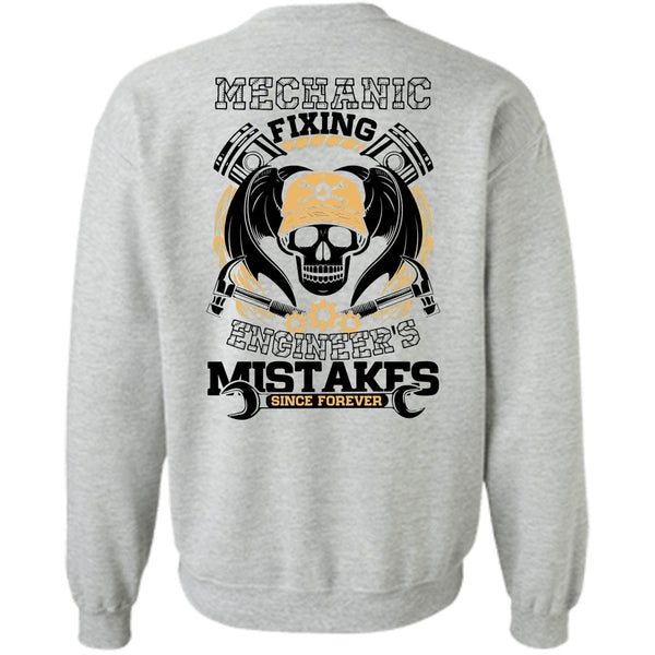 I Love Mechanic T Shirt, Mechanic Fixing Engineer's Sweatshirt