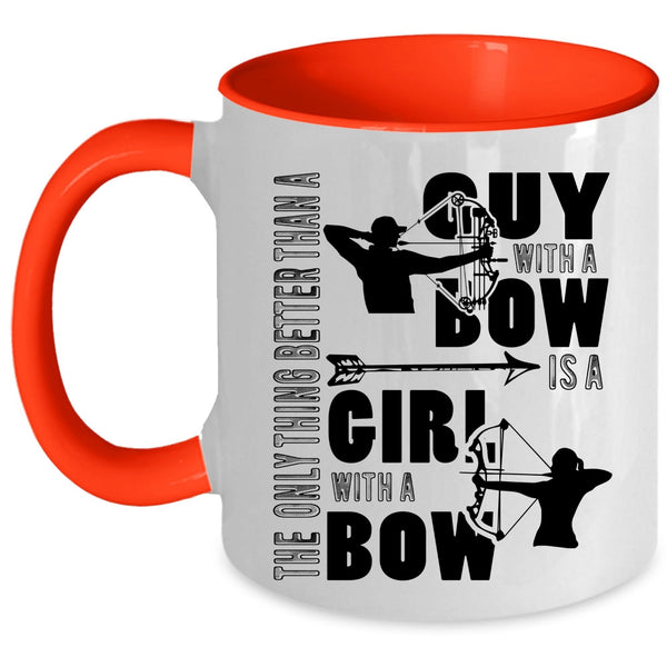 Girl With A Bow Coffee Mug, Guy With A Bow Accent Mug