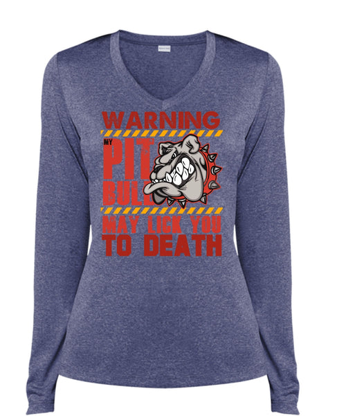 Warning My Pit Bull T Shirt, I Love Pit Bull T Shirt