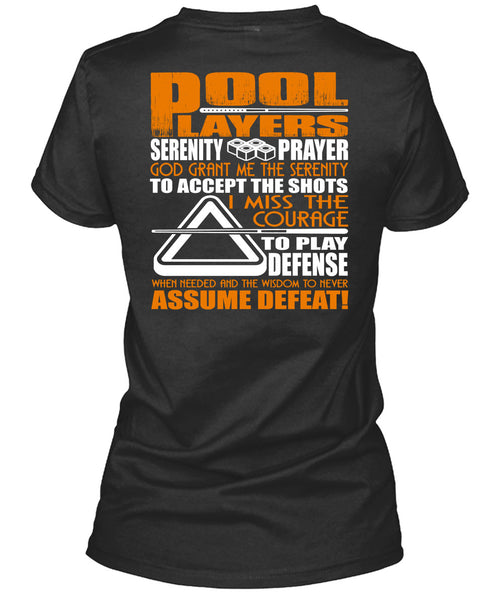 Pool Players T Shirt, I Miss The Courage T Shirt