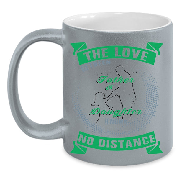 Awesome Father Coffee Mug, The Love Between Father And Daughter Accent Mug