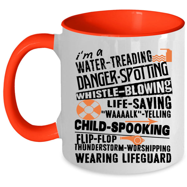 Awesome Swimming Coffee Mug, I'm A Water Treading Accent Mug