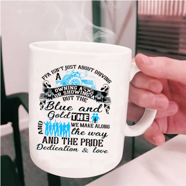 Owning A Cow Coffee Mug, Driving A Tractor Cup