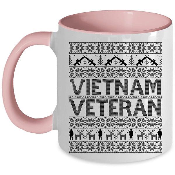 Funny Gift For Veterans Coffee Mug, Vietnam Veteran Accent Mug