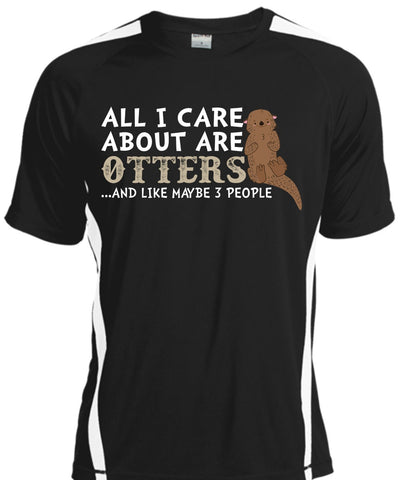 A black t-shirt with the shopify logo