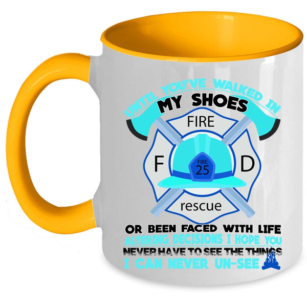 Funny Gift For Fireman Coffee Mug, Awesome Firefighter Accent Mug