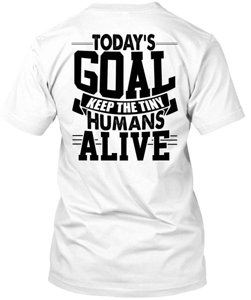 A black t-shirt with the shopify logo