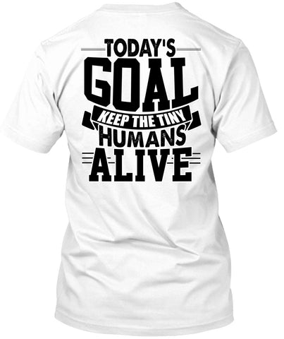 A black t-shirt with the shopify logo