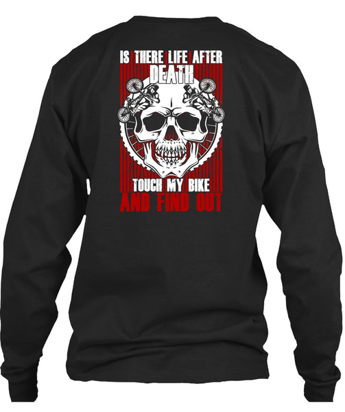 Touch My Bike And Find Out T Shirt, Being A Biker T Shirt