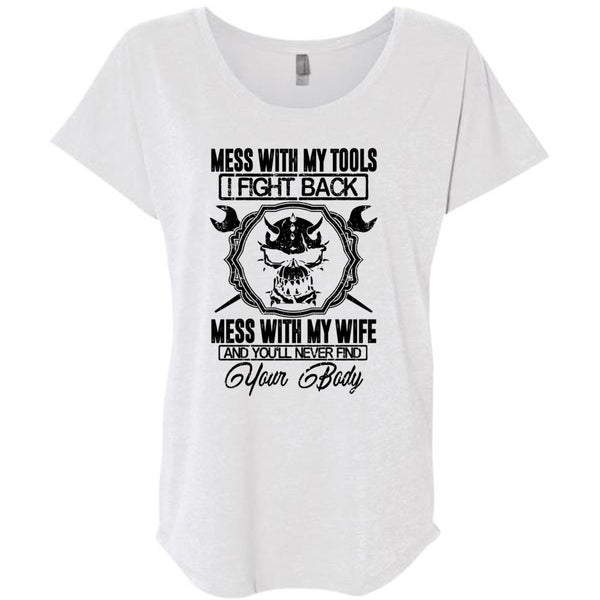 Mess With My Wife T Shirt, I Love Mechanic T Shirt, Awesome T-Shirts