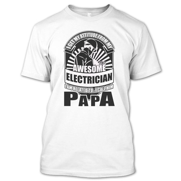 A black t-shirt with the shopify logo