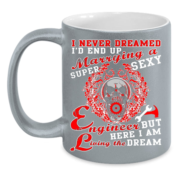 I'd End Up Marrying An Engineer Coffee Mug, Cute Love Coffee Cup