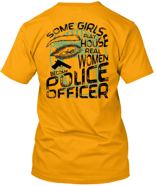 Become Police Officer T Shirt, I Love Police T Shirt