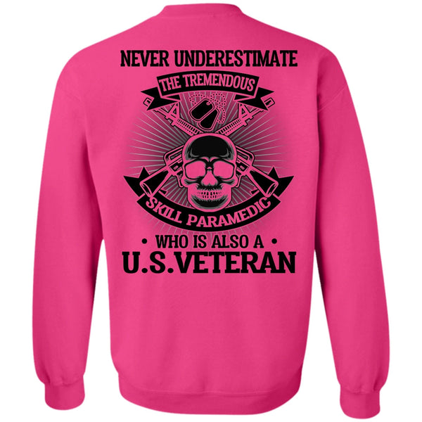 I Love Veteran T Shirt, Who Is Also A US Veteran Sweatshirt