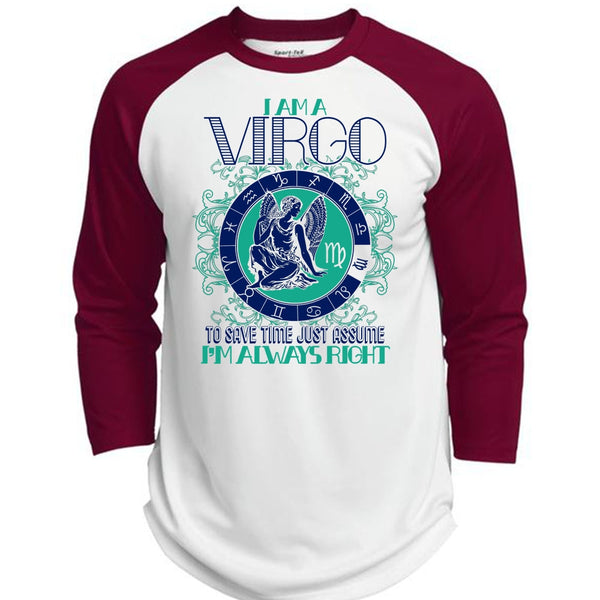 I Am A Virgo T Shirt, I Love Virgo T Shirt, Awesome T-Shirts  (Polyester Game Baseball Jersey)