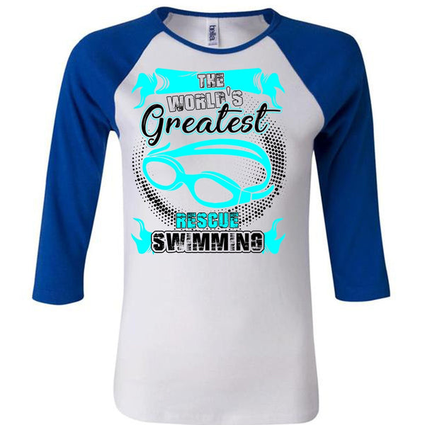 The World's Greatest Rescue Swimming T Shirt, I Love Swimming T Shirt, Awesome T-Shirts