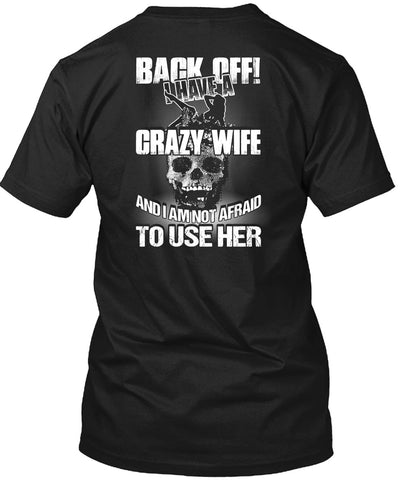 A black t-shirt with the shopify logo