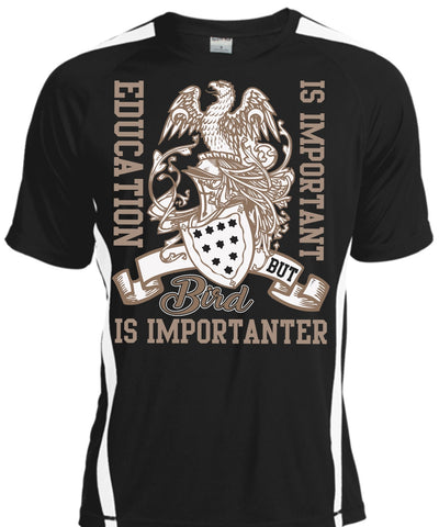 A black t-shirt with the shopify logo