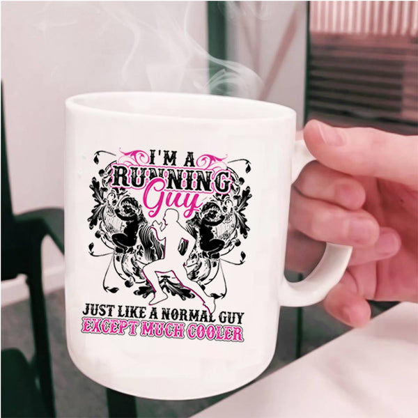 Cool Gift For Running Guy Coffee Mug, I'm A Running Guy Cup