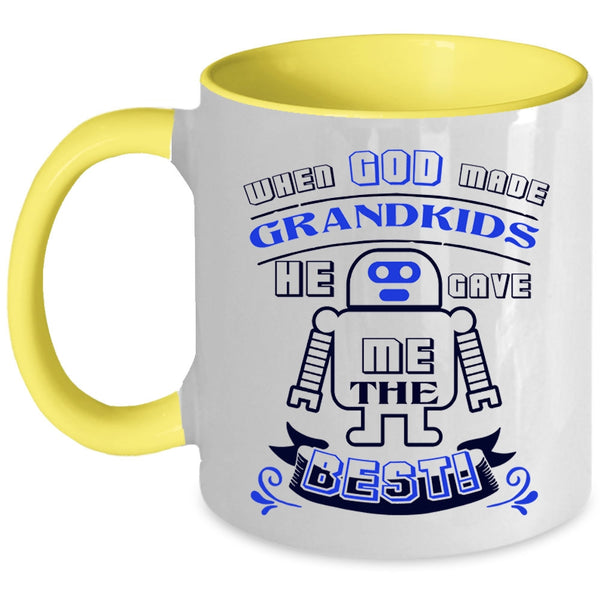 When God Made Grandkids Mug, He Gave Me The Best Cup
