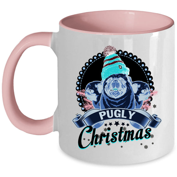 Cute Christmas Coffee Mug, Pugly Christmas Accent Mug