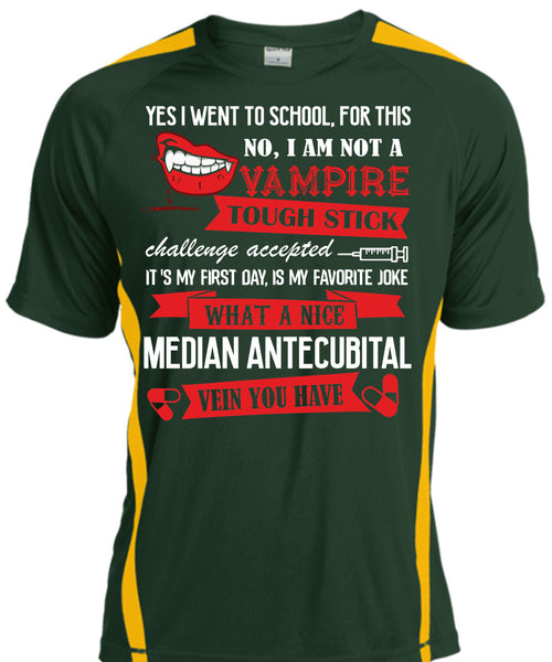 I Am Not A Vampire Tough Stick T Shirt, Median Antecubital Vein You Have T Shirt, Cool Shirt