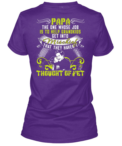 Papa The One T Shirt, Help Grandkids T Shirt