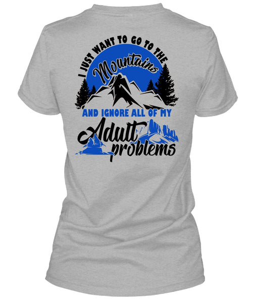 I Just Want To Go To The Mountains T Shirt, I Love Hiking T Shirt