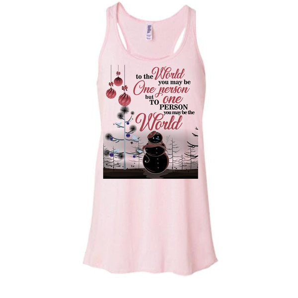 To The World You May Be One Person T Shirt, Coolest Merry Christmas T Shirt, Awesome t-shirts