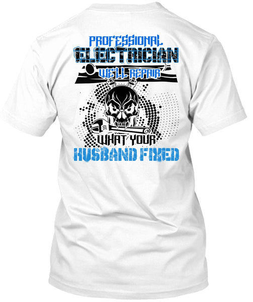 A black t-shirt with the shopify logo