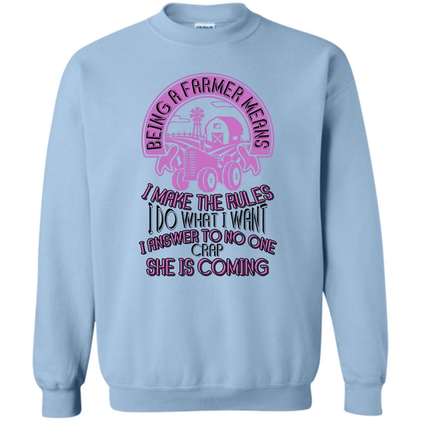 Gift For Farmer T Shirt, Being A Farmer Sweatshirt