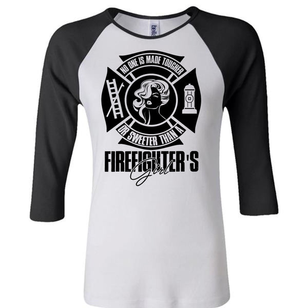 Sweetest Than A Firefighter's Girl T Shirt, I Love Firefighter T Shirt, Awesome T-Shirts