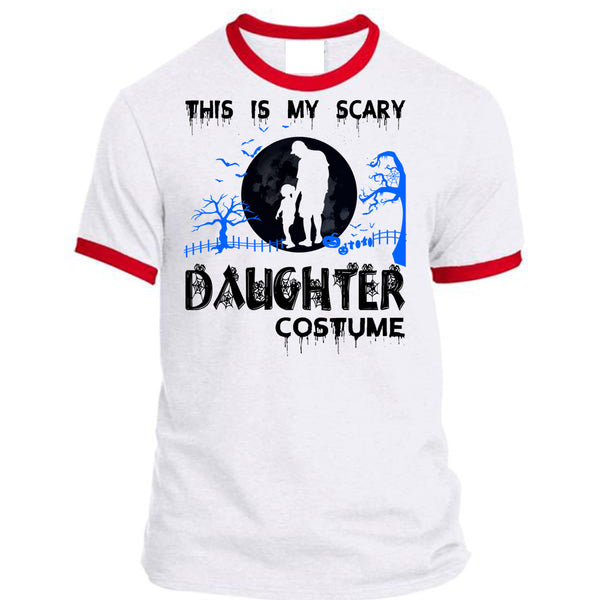 This Is My Scary Daughter Costume T Shirt, Wait For Halloween T Shirt, Awesome T-Shirts