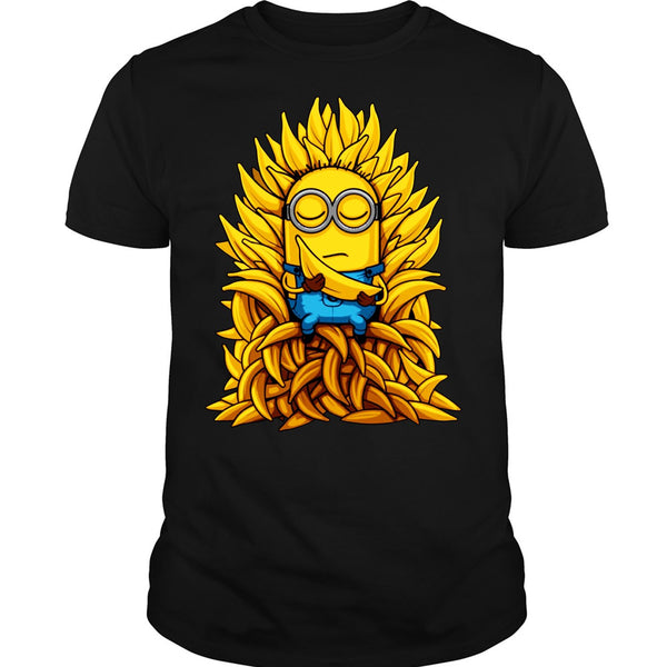 A black t-shirt with the shopify logo